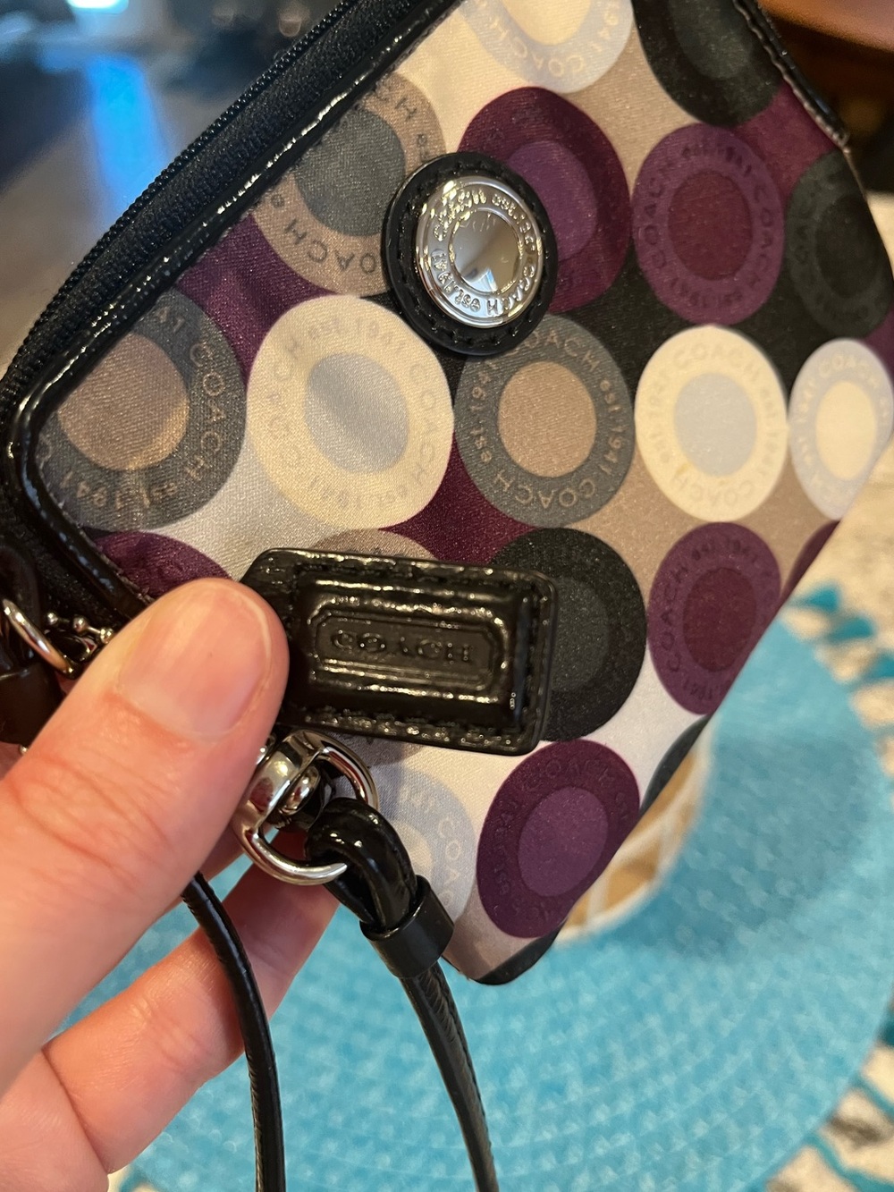 Coach Op Art Small Wallet - Picture 11 of 11